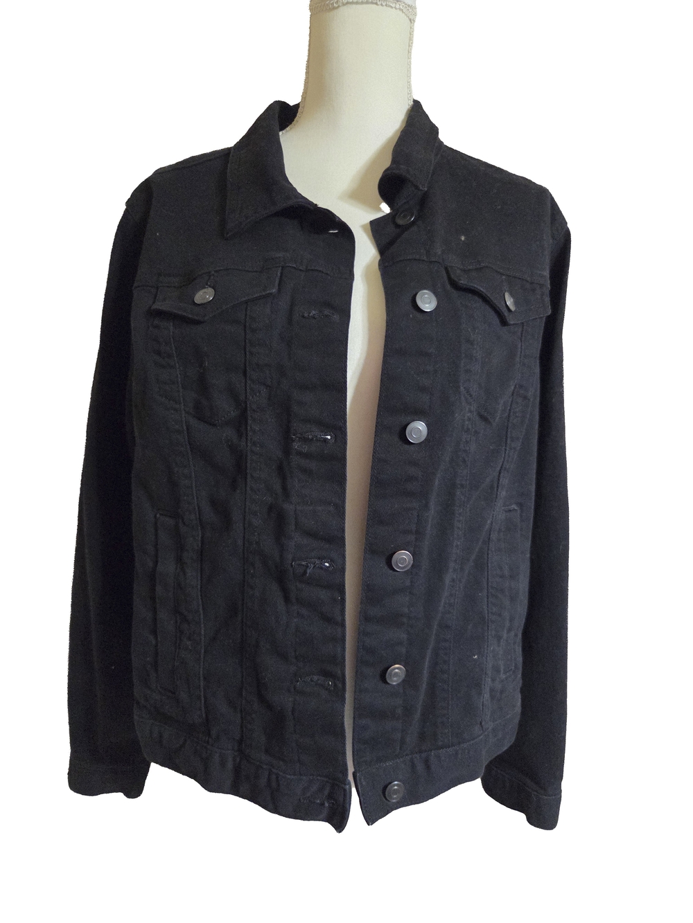 Black Jean Jacket
